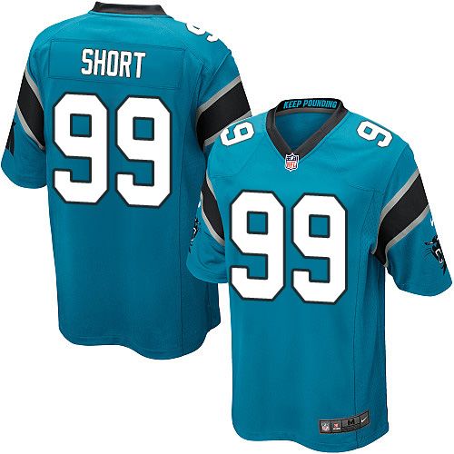 Nike Panthers #99 Kawann Short Blue Alternate Youth Stitched NFL Elite Jersey